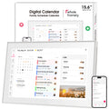 15.6 inch Smart Digital Calendar & Chore Chart, Wall & DeskMount - Smart Family Planner for Daily Schedules, Meal Planning, and Household Organization, Digital Photo Frame Functon