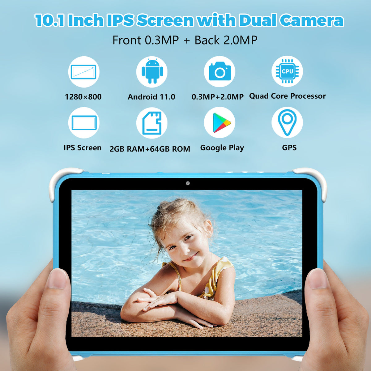 Smartfamilyplanner 10.1 inch Kids Tablet PC
