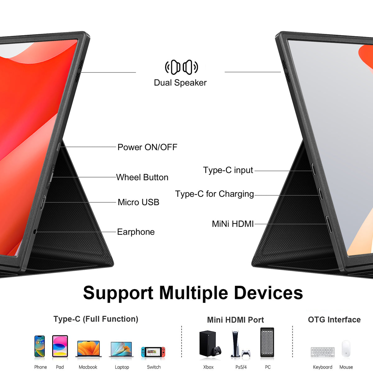10.5 inch Portable Monitor