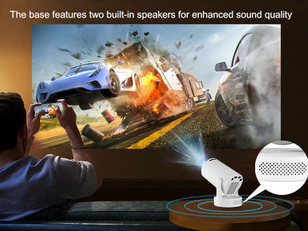 HY300 Ultra Projector Model NO.HY300 Ultra OS System:Android 11.0 Resolution:1280*720P Brightness(Lumens):170 ANSI lumens WiFi:AIC8800DC -- Dual band 2.4G/5G WiFi6