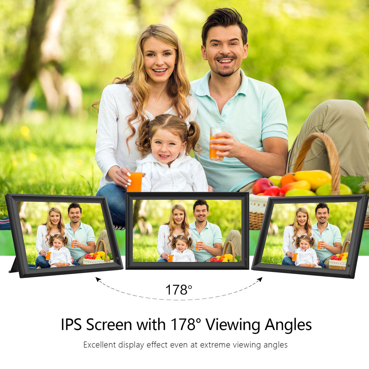15.6 inch FRAMEO Large Digital Photo Frame Wifi Model NO.15.6inch Wifi ZN-DP1502 15.6inch 1920*1080 IPS RAM: 2GB/64GB 2.4G/5G/Wifi 6 Resolution：1920*1080 IPS FRAMEO