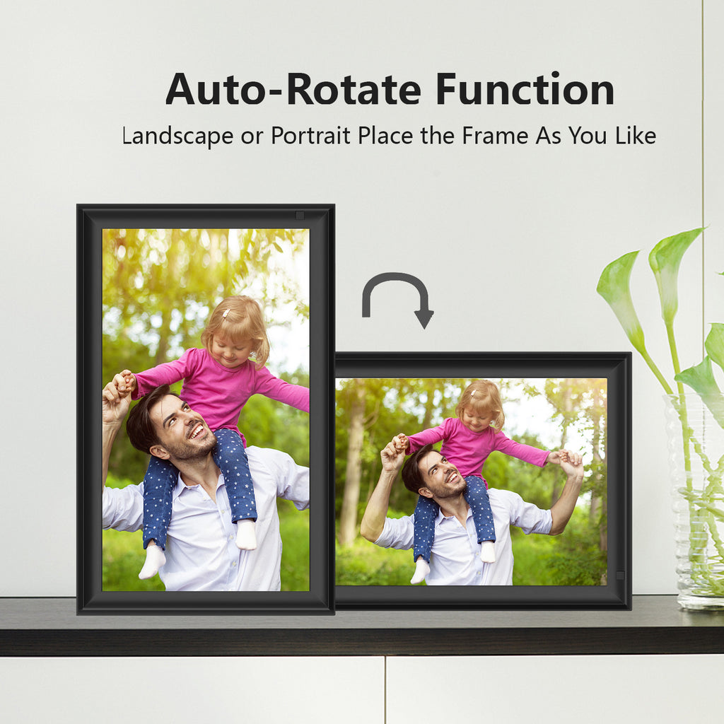 15.6 inch FRAMEO Large Digital Photo Frame Wifi Model NO.15.6inch Wifi ZN-DP1502 15.6inch 1920*1080 IPS RAM: 2GB/64GB 2.4G/5G/Wifi 6 Resolution：1920*1080 IPS FRAMEO