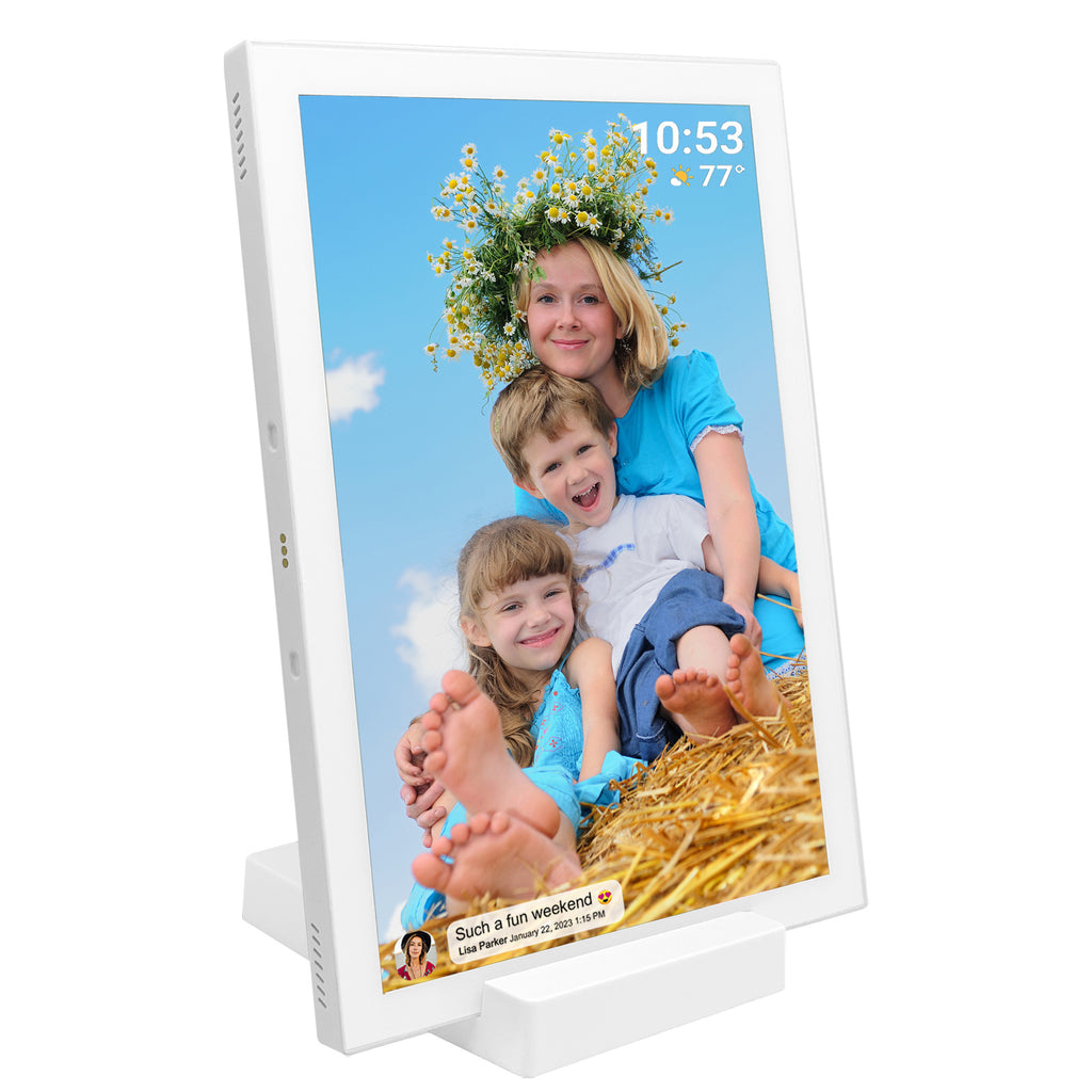 FRAMEO 10.1 Inch WiFi Digital Photo Frame,1280x800 HD IPS LCD Touch Screen,Auto-Rotate Portrait and Landscape,32GB Storage,Share Moments Instantly via Frameo App from Anywhere