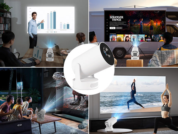 HY300 Ultra Projector Model NO.HY300 Ultra OS System:Android 11.0 Resolution:1280*720P Brightness(Lumens):170 ANSI lumens WiFi:AIC8800DC -- Dual band 2.4G/5G WiFi6