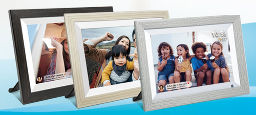 10.1 inch Wooden Digital Photo Frame Model NO.ZN-DP1002F 10.1 Inch Wi-Fi Digital Photo Frame Wooden RK3126 1G/16GB FRAMEO / SSA App Wooden Frame Color:Brown/Yellow/White